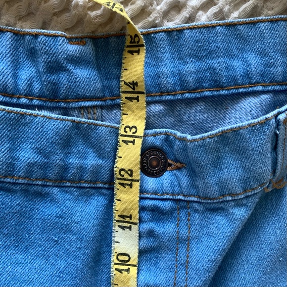 Vintage 70s Levi’s Orange Tab Light Wash Denim Jeans 38x34 - Picture 10 of 11